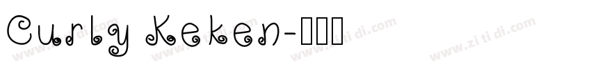 Curly Keken字体转换